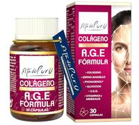 Colageno AGE | Fórmula Premium con Pycnogenol®, Espino Amarillo, Glutation, Superóxido Dismutasa | Salud y Rejuvenecimiento de la Piel | 30 Cápsulas Vegetales | Estado Puro Clinic TONGIL