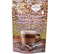 Colágeno Café Cappuccino con Ácido Hialurónico y Stevia, 100% Arábica, Sin Azúcar, Sin Lactosa, Sin Gluten, 15 Sobres x 15g, 225g