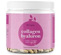 Colágeno Cápsulas - Colágeno hidrolizado + ácido hialurónico - 270 cápsulas con dosis alta - colágeno de tipos 1, 2, 3, 5, 10 - con vitamina C, biotina, selenio, zinc - colágeno bovino y marino