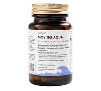 Colageno con Ácido Hialurónico y Vitaminas C + D3 y K2 + Agua de Mar y Extractos Naturales - Articulaciones y Huesos - Boswellia y Harpagofito de Calidad Alemana 30 Cápsulas | MOVING AQUA AMAR81
