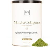 Matcha Collagen. Colágeno con Magnesio, Té Matcha y Ácido Hialurónico. Articulaciones, piel y uñas. 312 g matcha colágeno en polvo. Sabor Vainilla