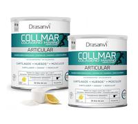 Colageno Drasanvi Collmar Articular Marino Con Glucosamina Condroitina Msm | Apoya Articulaciones Y Tendones, Formula Especial - Colageno Marino Hidrolizado Polvo Sabor Limon, Pack 2x280 Gramos