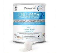 Colageno Drasanvi Collmar Hidrolizado Marino Con Acido Hialuronico Magnesio | Bienestar Articular Y Muscular, Con Curcuma Y Vitamina C - Colageno Marino Hidrolizado En Polvo Sabor Vainilla 340 G