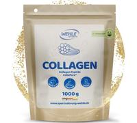 Colageno en Polvo 1000 g - Péptidos de Colágeno Hidrolizado Tipos I, II y III (CollaPure®) - Colageno Hidrolizado Bovino Grass Fed - Sabor Neutro - Producido en Alemania-Wehle Sports Collagen Peptides