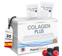 Prisma Natural Colágeno Plus – Colágeno hidrolizado con ácido hialurónico y vitamina C – 30 sobres