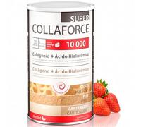 Colágeno hidrolizado Collaforce 10000, 450 g, fresa, DietMed | Colágeno 10000 mg - Magnesio - Ácido hialurónico - Vitaminas C y D3 - Sabor fresa