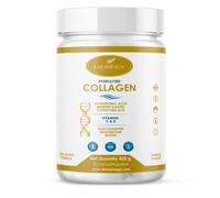 COLÁGENO HIDROLIZADO COMPLEX 9 EN 1 | Elastina Marina + Ácido Hialurónico + Coenzima Q10 + Glucosamina + Biotina + Vitamina C & D + Magnesio | Para Articulaciones y Piel | 420gr Sabor Vainilla | 1 Mes