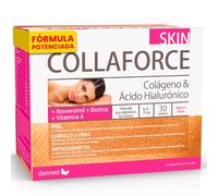 Dietmed | Collaforce Skin - 30 Sobres | Colágeno & Ácido Hialurónico |+ Resveratrol, Biotina y Vitamina A | Sabor a fresa | 1 al día