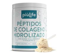 Colágeno Hidrolizado En Polvo 330g PiùLife, Péptidos De Colágeno Hidrolizado, Acido Hialuronico Y Vitamina C, Collagen Peptides Tipo 1, Piel Cabello Uñas Y Articulaciones, Colageno En Polvo Bovino