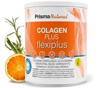 Prisma Natural - Colagen Plus Flexiplus Complemento alimenticio | Colágeno hidrolizado, Glucosamina, Condroitina, Magnesio, Vitaminas, Plantas y Hialuronato sódico| Nuevo formato | Lata 300gr