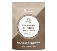 Colágeno Hidrolizado en Polvo Sabor Cacao - 5000mg de Colágeno Tipo 1&3 - Con Vitamina C, E y Selenio - Piel Radiante y Rejuvenecida - Vitavea