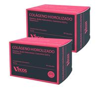 Colágeno Hidrolizado para la Buena Salud e Hidratación de la Piel | Elastina, Ácido Hialurónico, Coenzima Q10 y Vitamina C para Mejorar la Elasticidad de la Piel | 90 Cápsulas Vegetales