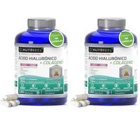 Colágeno Hidrolizado puro + Ácido hialurónico - 360 cápsulas - enriquecido con biotina, selenio, zinc, extracto de bambú y vitamina C natural - colageno - dosis alta de 1350mg (6 meses) (180 x 2))
