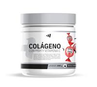 Colágeno + Magnesio + MSM + Vit C 300g en Polvo Dracula Cherry - Masmusculo | Con Enzimas Digestivas, Mejora articular, huesos, piel y dientes, Fortalece el sistema inmunológico, Colágeno Hidrolizado