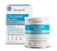 COLAGENO MARINO BELLEZA SUBLIMLIFT | Collmar 12 gr Colageno Hidrolizado Puro| Colágeno y Acido Hialurónico, Coenzima Q10 +Vitaminas | Piel Firme, Hidratada y Sin Arrugas | Sabor Cereza | 300g Drasanvi