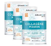 Colágeno marino en polvo Granions - Sabor neutro - 25 días - Paquete de 3