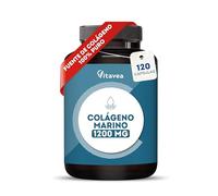 Colágeno Marino Hidrolizado 1200 mg - Fuente de Colágeno 100% Puro Tipos I & III - 120 Cápsulas - Péptidos de Colágeno Hidrolizado - Elasticidad y Firmeza de la Piel - Vitavea