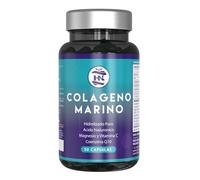 Colageno Marino Hidrolizado 744mg-50 Capsulas - Colageno con Acido Hialuronico, Vitamina C, Zinc, Coenzima Q10 - Marine Collagen para Articulaciones, Huesos, Piel, Cabello y Uñas