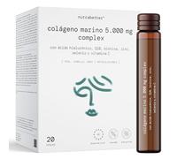 Colágeno Marino Hidrolizado AQUACOL® 5.000 mg +Ácido Hialurónico 200 mg +Q10 | Colageno bebible con sabor agradable | + Vitamina C, Biotina, Selenio, Zinc y Acai | Articulaciones, Piel, Cabello y Uñas