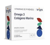 Colágeno Marino Hidrolizado con Ácido Hialurónico y Omega 3 EPA y DHA - Cápsulas Premium para Piel, Articulaciones, Corazón y Bienestar General |Para 2 Meses (56 Dosis Diarias)
