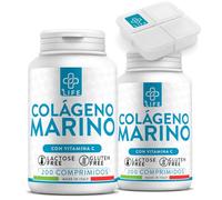 Colageno Marino Hidrolizado Puro 400 Cpr Piulife® Colágeno Con Vitamina C, Collagen Peptides Tipo 1 Suplemento Piel, Cabello Y Uñas, Articulaciones, 2400mg Colágeno Marino Hidrolizado Por Dosis
