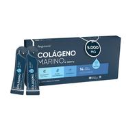 Colágeno Marino Líquido 5000 mg - 14 sobres x 30 ml - Colágeno Bebible con Ácido Hialurónico y Vitamina C