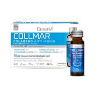 Colageno Marino Shot |10 g Colageno Hidrolizado TIPO I + 11 Principios activos para tu piel | Antiaging | Hidratacion-Firmeza-Luminosidad-Reduccion de arrugas| 10 shots 50ml Sabor Melocotón DRASANVI