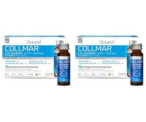 COLÁGENO MARINO SUBLIMLIFT SHOTS | 10g Colágeno Marino Hidrolizado Tipo I + Ácido Hialurónico + 11 Activos | Antiarrugas, Firmeza, Hidratación y Luminosidad | 10 Shots 50ml Melocotón | Drasanvi