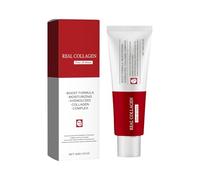 Colágeno real Fit para envolver la noche con colágeno facial durante la noche, elasticidad y colágeno para piel seca, cara de vidrio coreano HtY790 (rojo, 13,2 x 3 cm)
