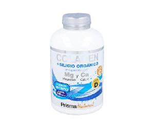 Colágeno + silicio orgánico 360 cápsulas Prisma Natural - suplemento con magnesio y calcio