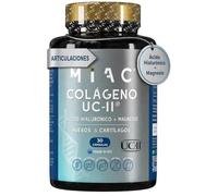 Colágeno tipo 2 40 mg UC-II Colageno con magnesio y Acido hialuronico + Vitamina C. Para Ligamentos y Articulaciones - No Desnaturalizado - Movilidad y Flexibilidad. 30 Cápsulas Veganas