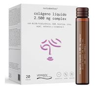 Colágeno Verisol® 2500 mg +Ácido Hialurónico 100 mg +Q10 | Colageno bebible con sabor agradable | + Vitamina C, Biotina, Selenio, Zinc y Acai | Articulaciones, Piel, Cabello y Uñas | nutrabetter®