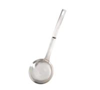 Colander Spoon - 9.5x31cm / 11x33cm Filter Spoon | Stainless Steel Strainer 304 | Thickened Foam Skimmer Oil Remover | Fine Mesh Kitchen Tool For Frying Soup Noodles Hot Pot