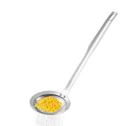 Colander Spoon - 9.5x31cm / 11x33cm Filter Spoon | Stainless Steel Strainer 304 | Thickened Foam Skimmer Oil Remover | Fine Mesh Kitchen Tool For Frying Soup Noodles Hot Pot