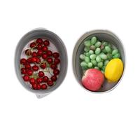 Colander Strainer Bowl, Foldable Colander | Double-Layer Folding Mixing Bowl | Kitchen Fruit Strainer For Parents Daily Cooking Meal Prep Apartment Dorm Office BBQ Picnic Gathering RV Chefs Restaurant