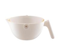Colander Strainer with Handle, Kitchen Drainer Basket Bowl for Washing Fruits & Vegetables, Heat-Resistant PlasticStrainer for Rinsing Produce, PreparingIngredients in the Sink