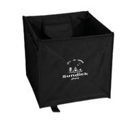 Colapsible Camping Trash Can - Portable Square Bin with Large Capacity for Garden Parties, Foldable Outdoor Waste Container | Barbecue Events, Lawn Maintenance, Courtyard Cleanup, Patio Picnics