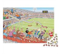 Colapso de la Serpiente de Cerveza en el Estadio de fútbol Puzzle De Madera Impermeable DIY Puzzles De 1000 Piezas para Adultos Divertido Rompecabezas Juegos Desafiantes