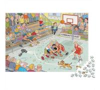 Colapso del blanqueador de la cancha de Baloncesto Puzzle De Madera Impermeable Puzzles De 1000 Piezas Regalos para Adultos Colorido Rompecabezas Juegos Educativos