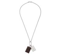 Emporio Armani Collar EGS3252040 acero inoxidable plateado para hombre