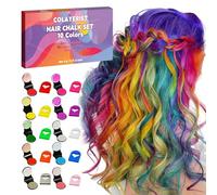 COLAYERIST Tizas de Colores para el Cabello, 10 Piezas de Spray Colorante para el Cabello, Coloración Temporal para el Cabello, Regalos Baratos de Navidad para Niños, Regalos para Niñas de 5 a 15 Años