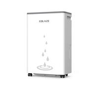 COLAZE Deshumidificador 20L/día, Deshumificadores de Humedad Silencioso, Modo Secado de Ropa y Auto Antihumedad,Drenaje Continuo, Ideal para Baños, Dormitorios, Sótanos