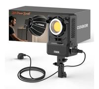 COLBOR 200W Foco LED Video, Diseño con Adaptador de Corriente Integrado, Luz de Estudio COB Bicolor 2700K-7000K con Montura Bowens, CRI 96+, Luz de Relleno para Streaming, Youtube, TikTok