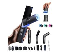 COLBOR CF5 - Batería para máquina de humo para fotografía, con luces de color RGB magnéticas para streaming, fiestas, bodas y escenarios