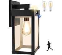 COLBOR Farola Solar Exterior Moderna con Sensor de Movimiento - 3 Modos de Luz, IP65 Impermeable, 2200mAh para Jardín, Patio y Garage