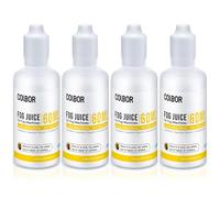 COLBOR Kit de Líquido para Máquina de Humo 4PCS, 60ML*4 Líquido de Niebla de Alta Densidad a Base de Glicerina Vegetal Sin Olor para Máquina de Humo COLBOR CF3/CF5
