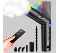 COLBOR Máquina de Humo Portátil 40W, CF5 Mini Máquina de Niebla Recargable con Control Remoto RGB Ventilador para Fiestas Bodas Fotografía Vídeos Cosplay, Máquina-de-Humo-Halloween