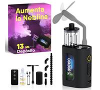 COLBOR Máquina de Humo Portátil, CF3 Mini Máquina de Niebla Recargable con Control Remoto Ventilador Flexible Protección Contra Vuelco a 60° para Fiestas Bodas Fotografía Vídeos Cosplay Halloween