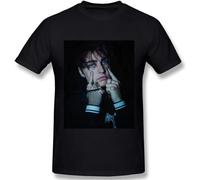 Colby Brock 2020 Summer Autumn New Men and Women Fashion Cotton Print Round Collar t-Shirts Leisure Black S T-Shirt Black XL