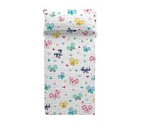 Colcha bouti vichy butterflies cama 105
